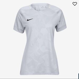 Nike Womens Shirt Jersey Top Team Dry Challenge II  XL White Black Embroidered